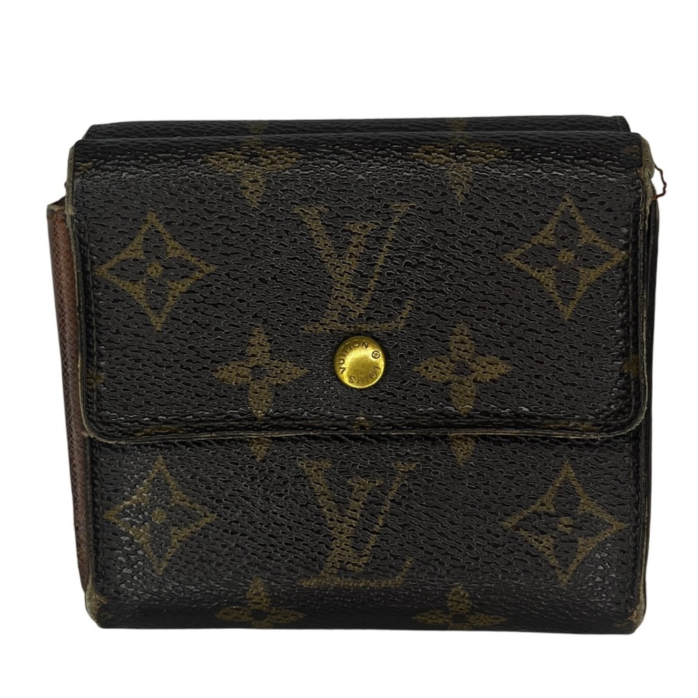 Louis Vuitton Monogram Compact Wallet Small Trifold Designer Code: SP 0992